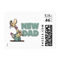 Funny New Dad Gift Postage Stamps