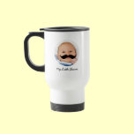 Funny New Dad Mustache Custom Mug w/ Baby's Photo mugs