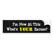 Funny New Driver Bumper Sticker