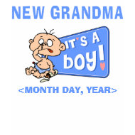 Funny New Grandson Personalized New Grandma shirt