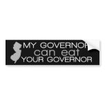 Funny New Jersey - Chris Christie Bumper Sticker