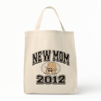 Funny New Mom 2012 Canvas Bags