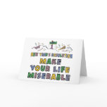 Funny New Year's Resolution Greeting Cards