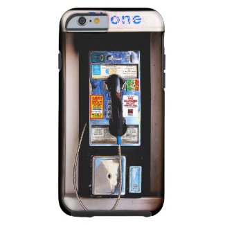 Funny New York Public Pay Phone Photograph iPhone 6 Case