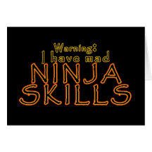 Funny Ninja Joke Greeting Cards