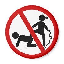 Funny NO Domineering ⚠ Thai Sign ⚠ Magnets