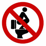 Funny NO Feet on the Seat ⚠ Thai Sign ⚠ Photo Cutouts