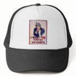 funny no smoking sign hats