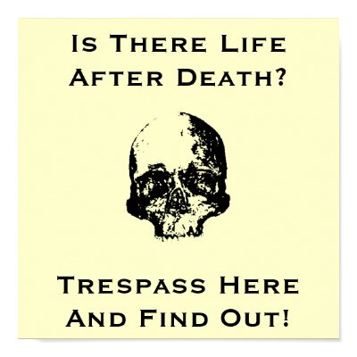 http://rlv.zcache.com/funny_no_trespassing_sign_poster ...