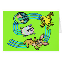 Funny Nor'Easter Easter Pun Greeting Cards