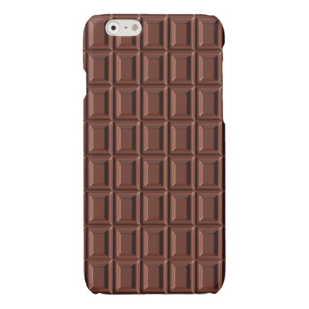 Funny Novelty Chocolate Glossy iPhone 6 Case