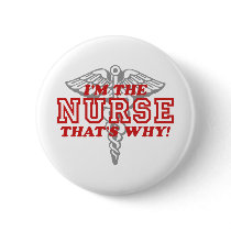 Funny Nurse Button