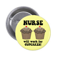 Funny nurse button