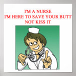 funny nurse joke print