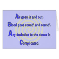 Funny Nurse or Respiratory Therapy Gifts Card