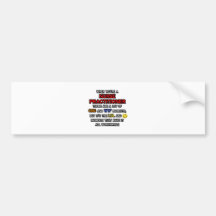 Funny Nurse Practitioner ... OMG WTF LOL Bumper Sticker