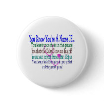 Funny Nurse Sayings buttons
