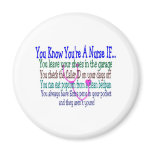 Funny Nurse Sayings Fridge Magnet