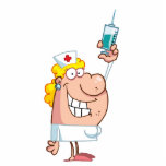 Funny Nurse-with-syringe shot