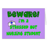 Funny Nursing Student T-Shirts and Gifts Card