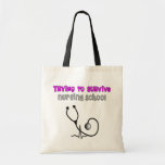 Funny Nursing Student Tote Bag and Gifts