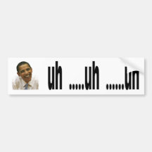 Funny Obama Bumper Sticker