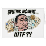 Funny Obama Sputnik Moment Greeting Card