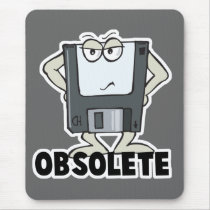 funny obsolete floppy disk mousepads