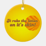 Funny odd parody christmas tree ornament