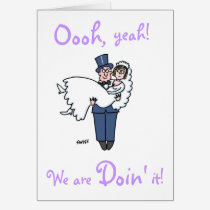 Funny Offbeat Humorous "Save The Date".