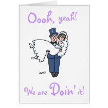 Funny Offbeat Humorous "Save The Date". cards