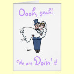 Funny Offbeat Humorous Wedding "Save The Date" cards