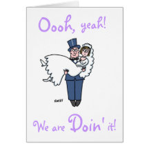 Funny Offbeat Humorous Wedding "Save The Date" Cards