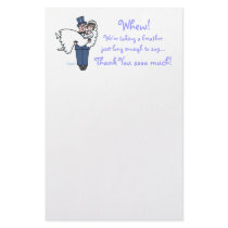 Funny Offbeat Wedding Thank Stationery