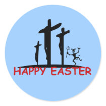 Funny offensive Satan Stickers