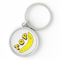 Funny Office Boss Top Banana Keychain