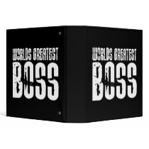 Funny Office Humor Bosses : World's Greatest Boss 3 Ring Binders