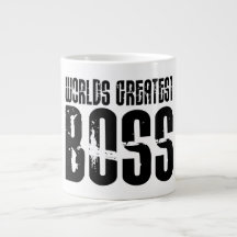 Funny Office Humor Bosses : World's Greatest Boss Extra Large Mug
