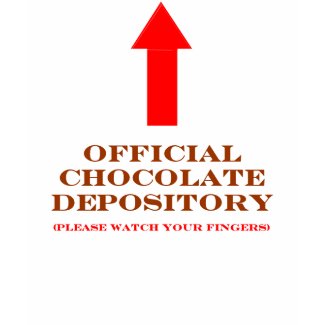Funny OFFICIAL CHOCOLATE DEPOSITORY shirt