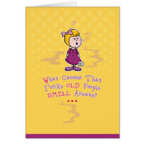 Funny Old Age Birthday Card cards