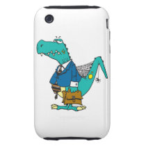 funny old dinosaur cartoon character iphone 3 tough cover