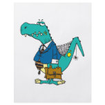 funny old dinosaur cartoon character custom flyer