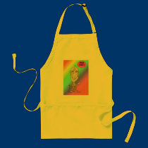 FUNNY OLD FART YELLOW APRON aprons
