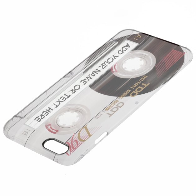 Funny Old Fashioned Vintage Cassette Tape Look Uncommon Clearlyâ„¢ Deflector iPhone 6 Plus Case-4