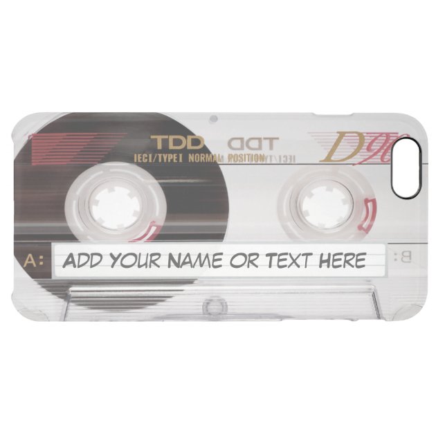 Funny Old Fashioned Vintage Cassette Tape Look Uncommon Clearlyâ„¢ Deflector iPhone 6 Plus Case-5