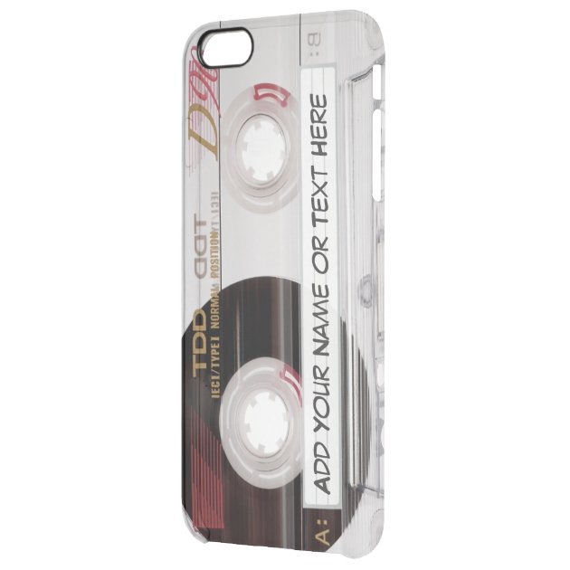 Funny Old Fashioned Vintage Cassette Tape Look Uncommon Clearlyâ„¢ Deflector iPhone 6 Plus Case-2
