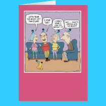 Funny Old Folks birthday card cards