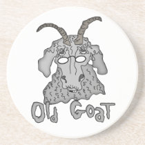 Funny Old Goat Cartoon  Coaster
