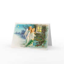 Funny Old Time Christmas Greeting cards