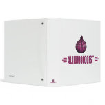 Funny Onion 3 Ring Binder